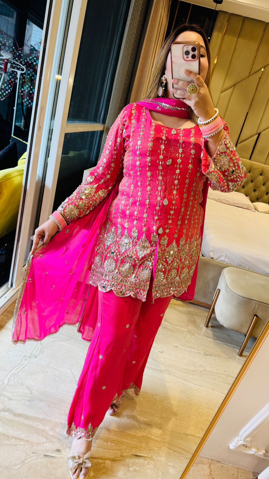 Zariel Suit Set- Pink, Lavender